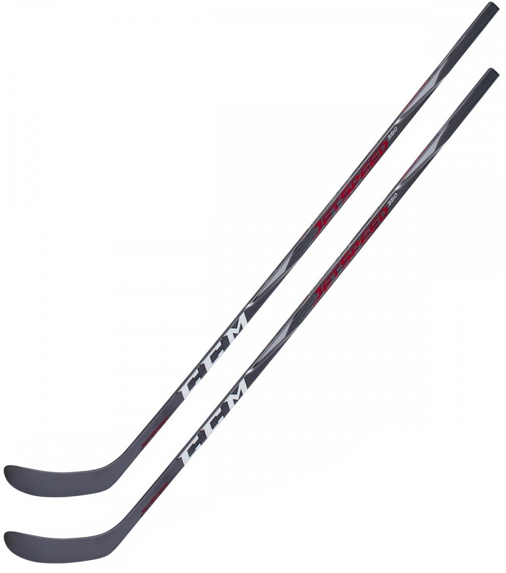 2 Pack CCM Jetspeed 350 Ice Hockey Sticks Intermediate Flex