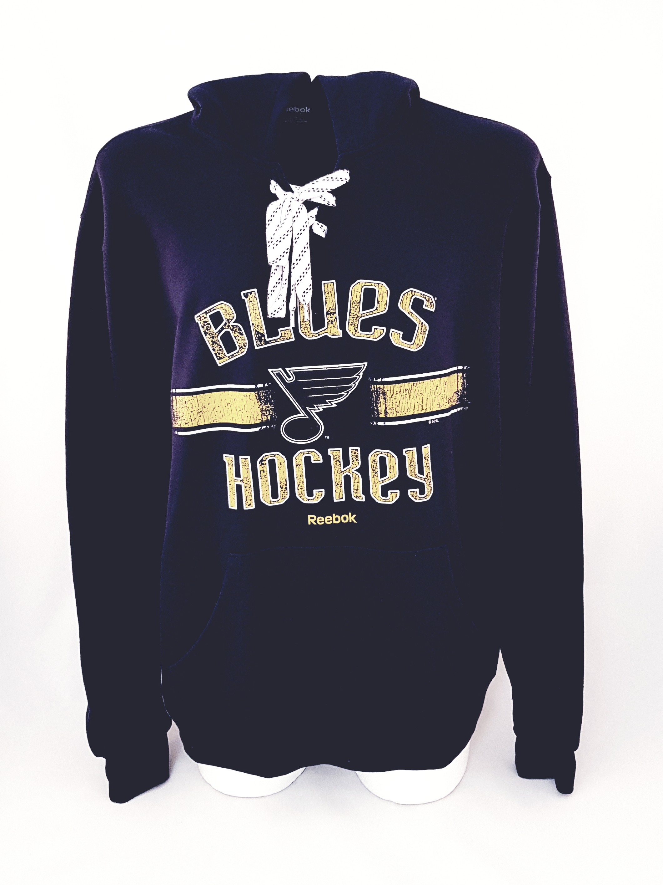 Reebok St. Louis Blues Face Off Adult Hoodie