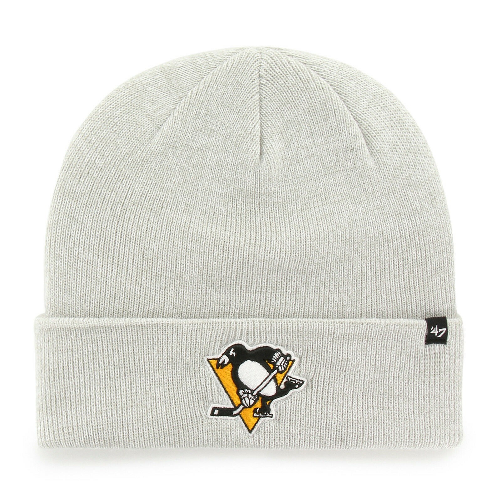 BRAND 47 Pittsburgh Penguins Checker Cuff Knit Winter Hat