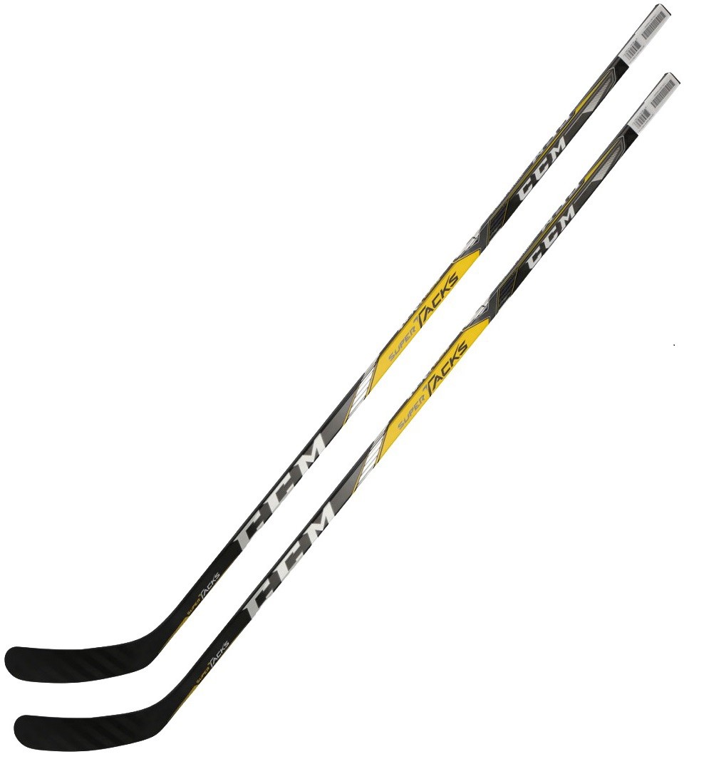 2 Pack CCM Super Tacks PRO STOCK Ice Hockey Sticks Senior Flex