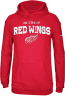 Reebok Detroit Red Wings Adult Face Off Hooded Sweatshirt