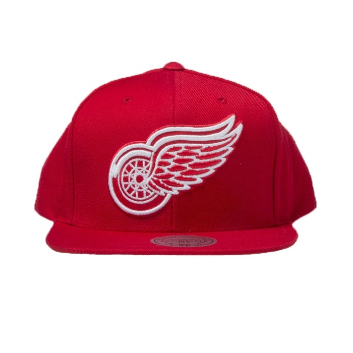 MITCHELL & NESS Detroit Red Wings Wool Solid Snapback NT80Z