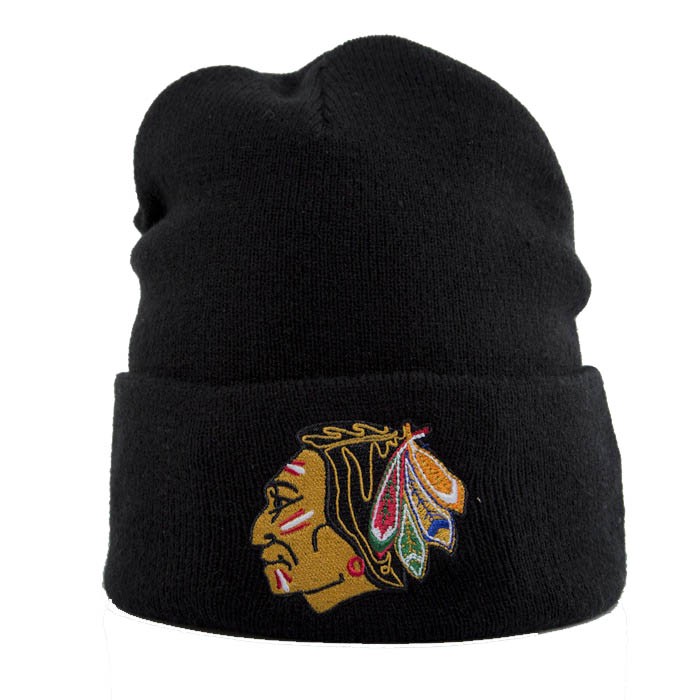 MITCHELL & NESS Chicago Blackhawks Cuff Knit Winter Hat EU785