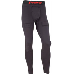 SIDELINES Youth Compression Underwear Pants with Jock