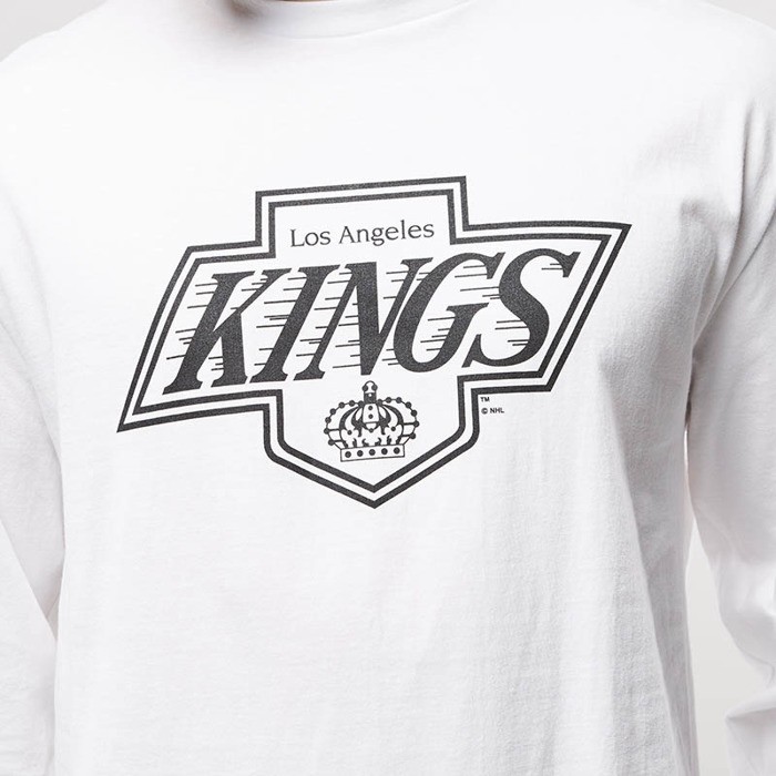 MITCHELL & NESS Los Angeles Kings Goaltender Long Sleeve T-skjorte