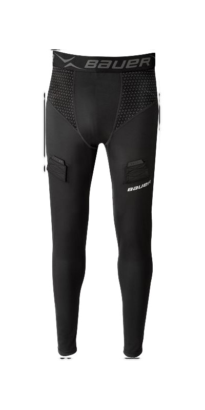 Bauer Premium Adult Long Underwear Compression Pants with Jock