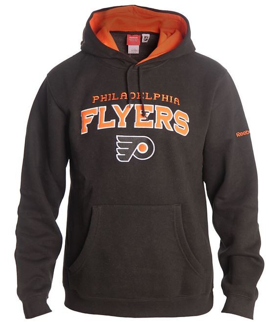 Reebok Philadelphila Flyers Adult Face Off Hooded Sweatshirt